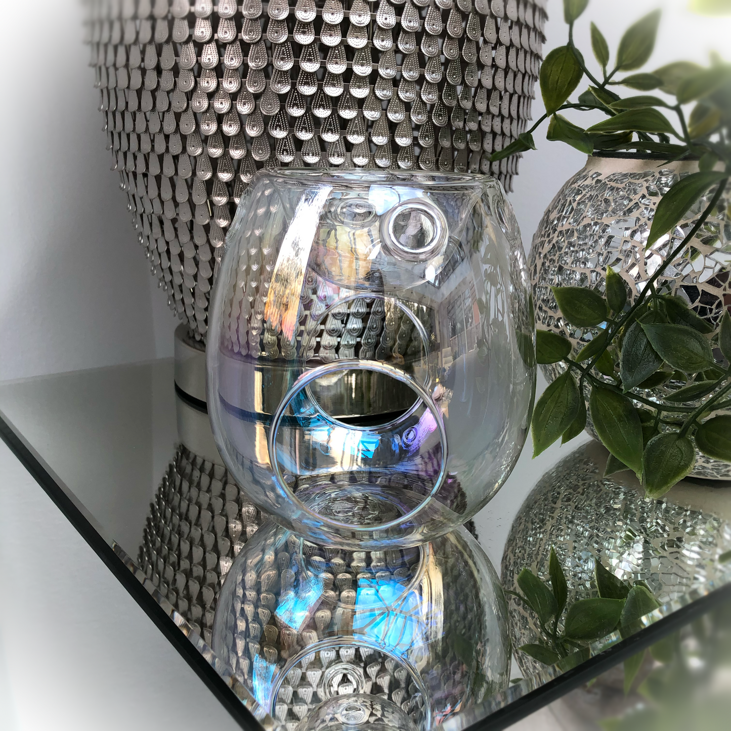 Pearlescent Glass Wax Melt / Oil Burner