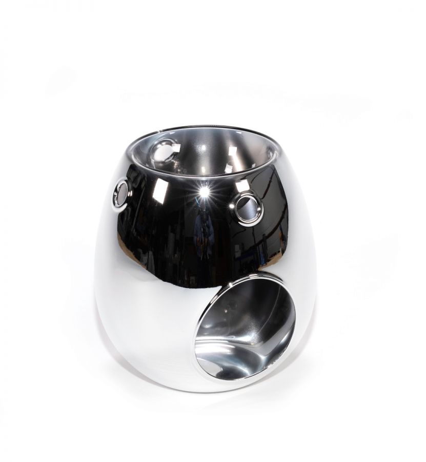 Chrome Glass Wax Melt / Oil Burner