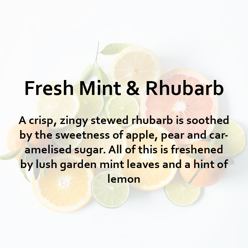 Fresh Mint & Rhubarb