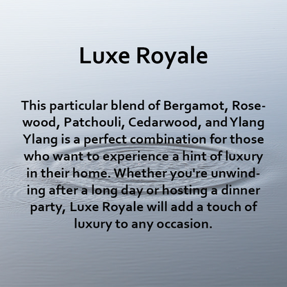Luxe Royale Essential Oil Blend Reed Diffusers