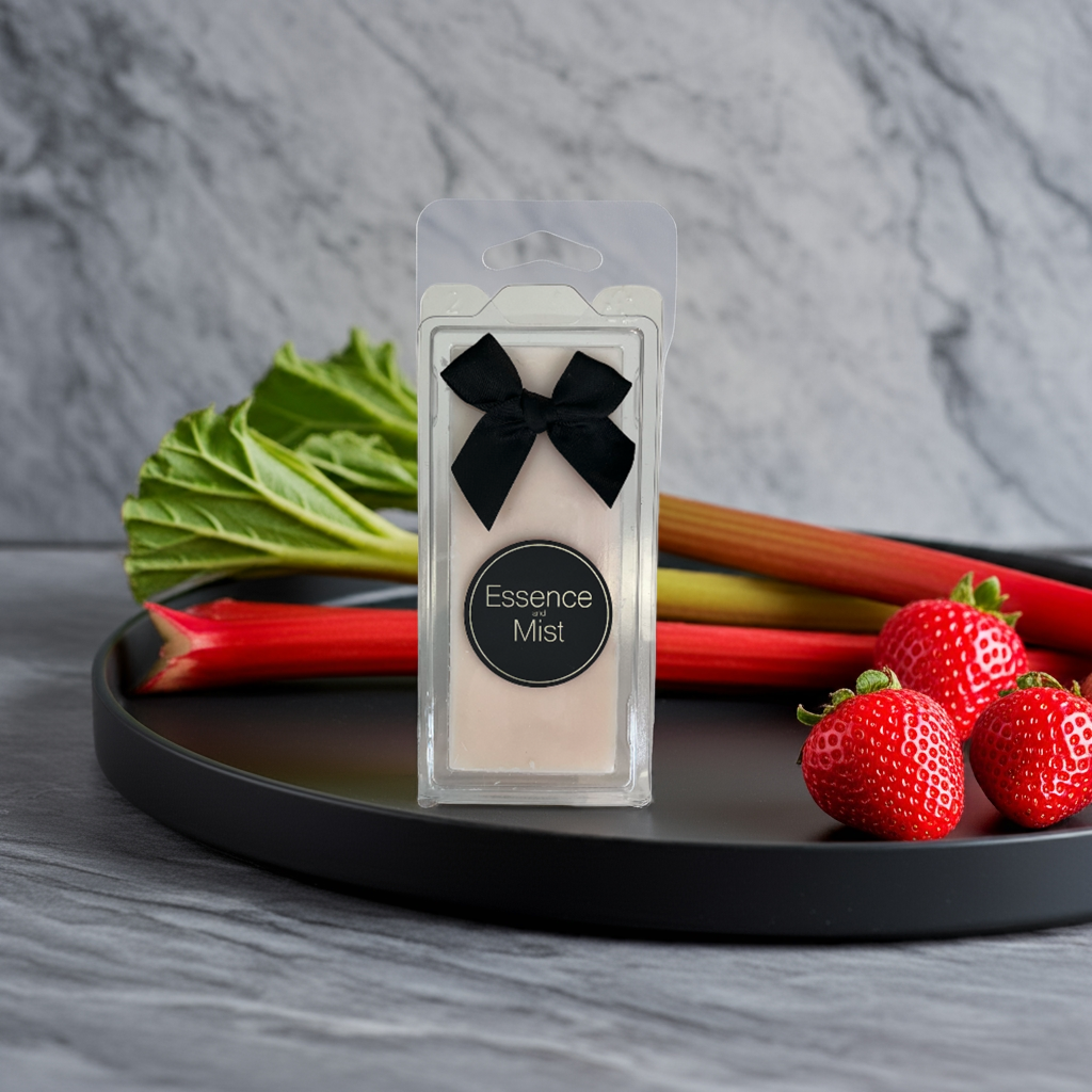 Strawberry & Rhubarb Wax Melt – Essence & Mist